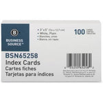 Business Source Plain Index Cards (65258)