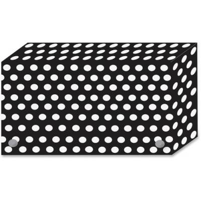 Ashley Productions Ashley B/W Dots Design Index Card Holder (90351)