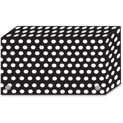 Ashley Productions Ashley Black/White Dots Design Index Card Holder (90451)