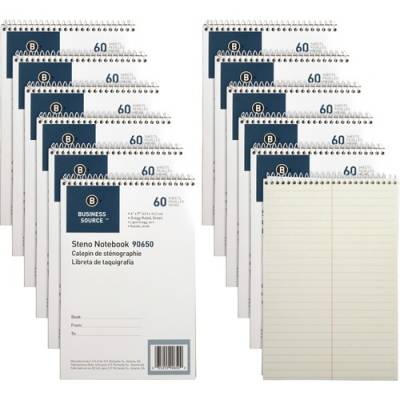 Business Source Green Tint Steno Notebook (90650PK)