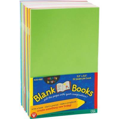 Hygloss Products Hygloss Mighty Bright Blank Books (77720)