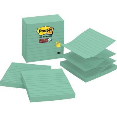 3M Post-it Super Sticky Pop-up Lined Notes Refills (R440WASS)