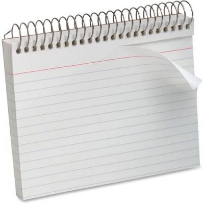 TOPS Oxford Spiral-Bound 5" x 8" Index Cards (40284)